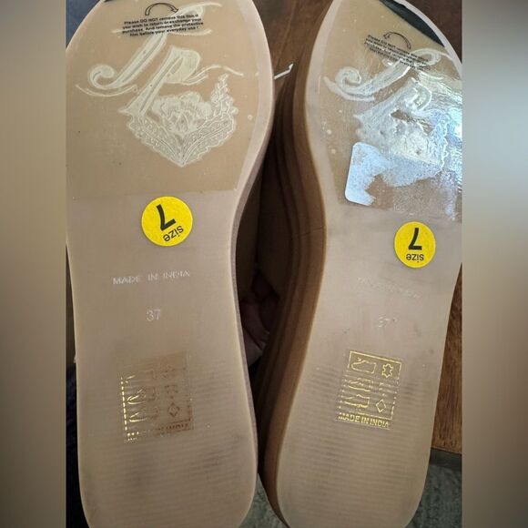 Free People Harbor Flatform Sandal Tan Chuky Slide - Picture 6 of 6